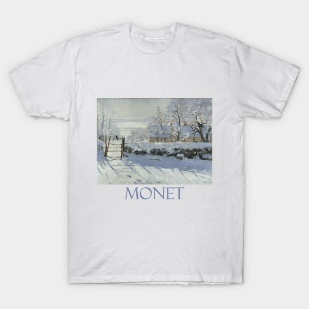 The Magpie by Claude Monet T-Shirt by Naves